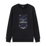 Свитшот унисекс Mizuno, горохово-зеленый - фото 2