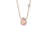 Boucheron 18kt Rose Gold Serpent Bohème Rose Quartz ожерелье - фото