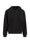 Толстовка Urban Classics Zip-up sweatshirt, Black - фото 5