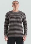 Топ QS Long sleeved top, Dunkelbraun/Brown - фото