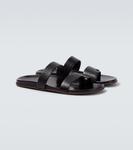 Кожаные сандалии Hugh The Row, черный - фото 5