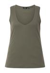 Топ Ulla Popken, оливковый - фото 7