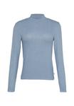 Топ QS Long sleeved top, Blassblau/Blue - фото 7
