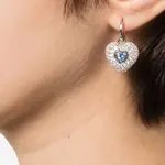 Серьги Idyllia Heart Swarovski - фото 6