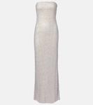 Платье Xyla с пайетками Simkhai, серебряный - фото