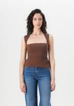 Топ SEAMLESS AVA Abercrombie & Fitch, коричневый - фото
