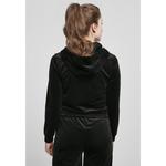Толстовка Urban Classics Velvet Zip Big, черный - фото 3