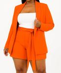 Оранжевый сет с блейзером Power Move GIBIU - фото 2