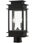 Фонарь Princeton 2 Light Outdoor Medium Top Livex, black - фото