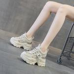 Кроссовки Shoe cabinet floral language Chunky Sneakers Women's Low-top, бежевый - фото 9