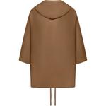 MaxMara Капюшон кардиган пальто из шерсти, Umber - фото 2