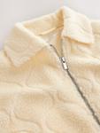 Флисовая куртка Next, кремовый - фото 5
