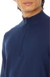Свитер Faherty Movement 1/4 Zip Sweater, цвет Marine Navy Heather - фото 3