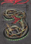 Джинсовые шорты SNAKE Ed Hardy, серый - фото 8