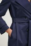 Тренч Sisley, темно-синий - фото 5