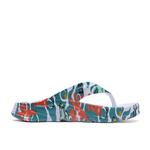 Унисекс шлепанцы Paco races, бежево-зеленые - фото 7