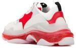 Кроссовки triple s 'clear sole - red' Balenciaga, белый - фото 4