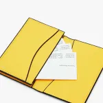 Чехол для визитных карточек Valextra, цвет Yellow - фото 2