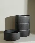 Набор из 4 мисок для хлопьев Бао Stone Lain, charcoal - фото 2