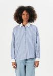 Блуза Marc O'Polo DENIM Button-down blouse, Medium Blue/Light Blue - фото