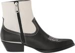 Ботинки DKNY Women's Lukas Cowboy Booties, Black/White - фото 6