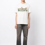 Футболка с логотипом Cheetah AMIRI, бежевый - фото 7