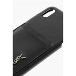 Кожаный чехол для iPhone XS Saint Laurent, Black - фото 2