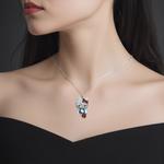 Swarovski Кристальные ожерелья унисекс silver - фото 7