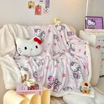 Sanrio Плед Hello Kitty My Melody розовый - фото 4