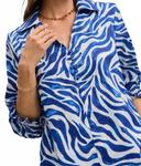 Блузка Alexis в синем цвете Foxcroft - фото 2