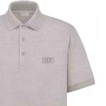 Рубашка поло мужская серая Dior, серый - фото 6