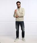 Толстовка мужская Boss Orange с воротником на молнии, бежевый - фото 2