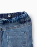 Джинсы для девочки с эластичной талией Zippy, синий - фото 3