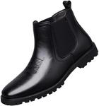 Мотоциклетные ботинки для мужчин большого размера Sfwarmart Британский стиль, черный - фото