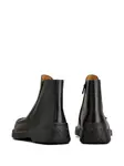 Кожаные ботинки с отделкой строчкой Tod'S, черный - фото 3