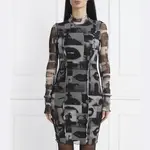 Темно-Синее платье Hugo, черный - фото