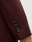 Приталенный деловой блейзер STRELLSON Alzer, бордовый - фото 8