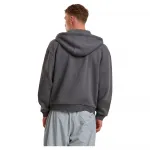 Толстовка Urban Classics Fluffy full zip, серый - фото 2