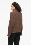 Джемпер VILA VIMARLEY ROLL NECK , Shaved Chocolate Melange/Brown - фото 3