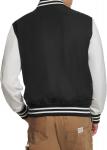 Мужская университетская куртка-бомбер Levi's Colorblock, Black/White - фото 3