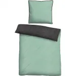 Постельное белье Biberna, (2 шт.), цвет mint-anthrazit - фото 2