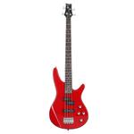 Басс гитара Glarry Red GIB 4 String Bass Guitar Full Size - фото 2