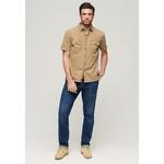 Рубашка с коротким рукавом Superdry Military, бежевый - фото 3