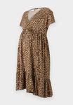 Платье MAMALICIOUS NAIA PILAR TESS DRESS, Silver Mink/Beige - фото 5