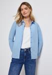 Блуза Street One Button-down blouse, Blau/Light Blue - фото