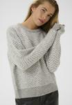 Джемпер Kaffe KABITZY PULLOVER, Grey M Chalk Zig Zag/Grey - фото 4