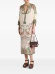 Платье миди с принтом пейсли ETRO, нейтральный - фото 2