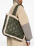 Стеганая сумка-тоут Marnie Barbour, зеленый - фото 2