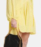 Мини-платье из сирсакера Stella McCartney, Banana - фото 5