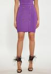 Юбка faina, фиолетовый - фото 2